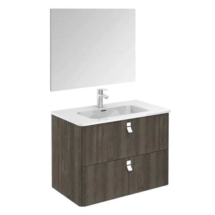 WS Bath Collections Concert 31.9'' Single Bathroom Vanity with Ceramic Top