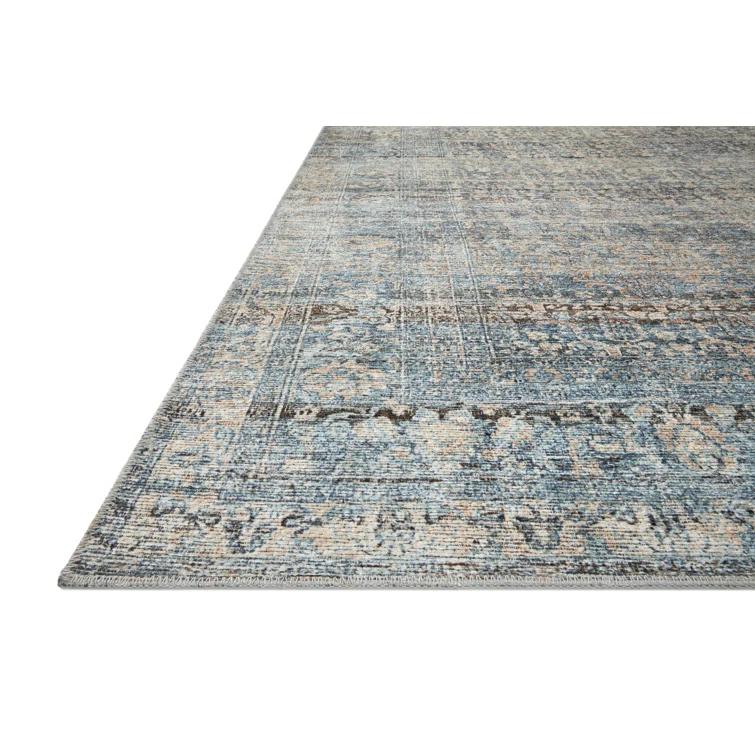 Amber Lewis x Loloi Amber Lewis x Loloi Billie Denim / Blush Area Rug