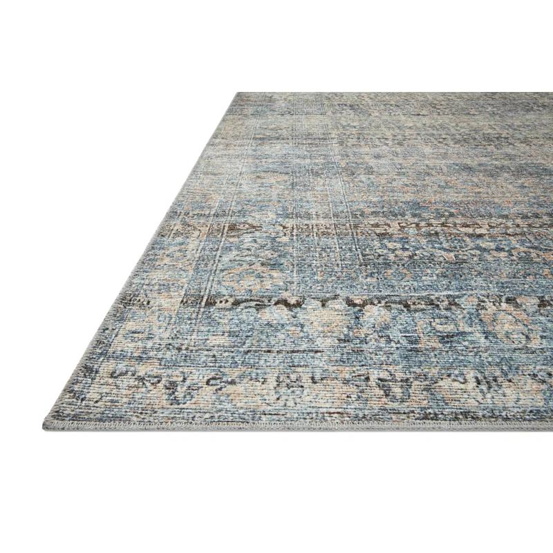 Amber Lewis x Loloi Amber Lewis x Loloi Billie Denim / Blush Area Rug