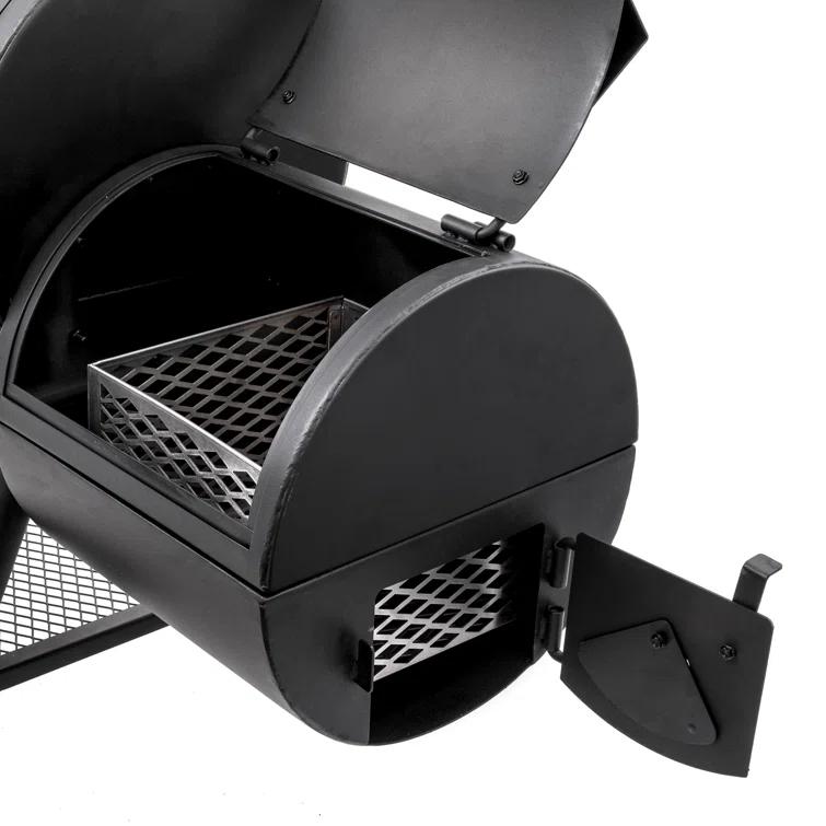 Oklahoma Joe's Oklahoma Joe's 1060 sq. in. Longhorn Reverse Flow Offset Smoker, Black