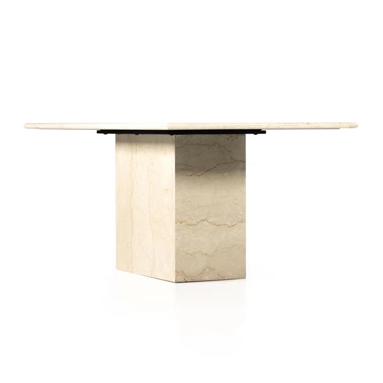 Leonel Dining Table - Cream Marble