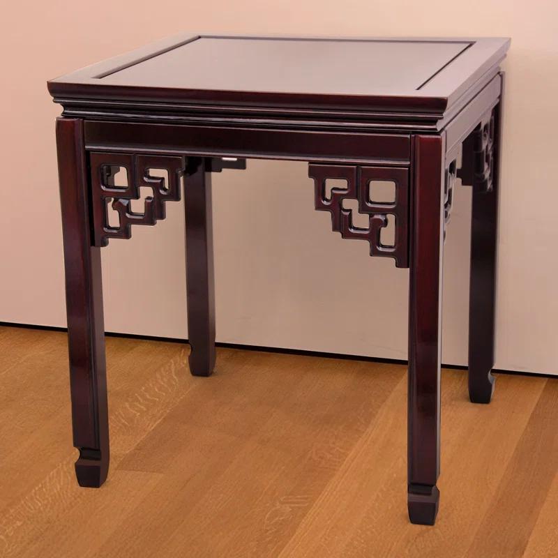 World Menagerie Lapathos Solid Wood End Table