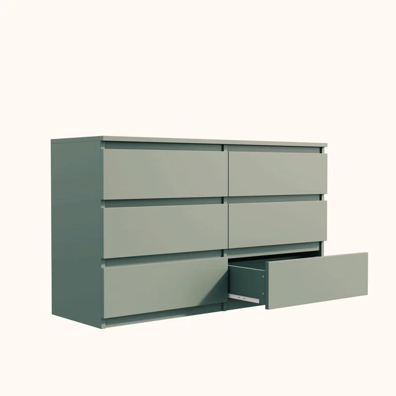 Wade Logan® Bisset 47.25'' W 6 - Drawer Dresser