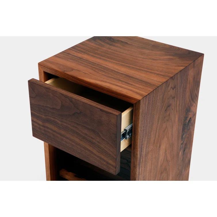 THN 14'' W Solid Wood Nightstand