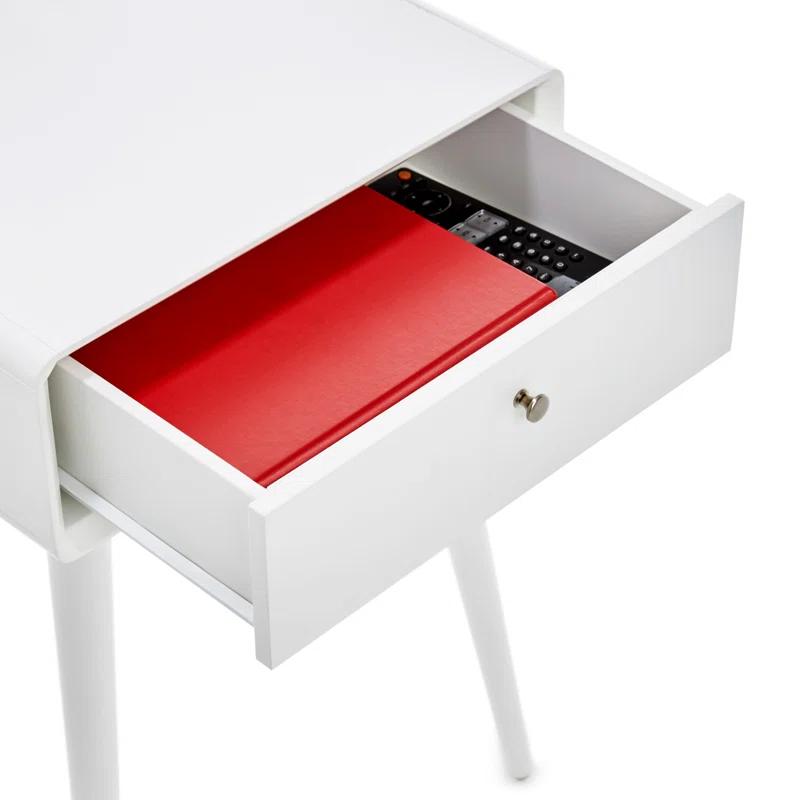 Elle Decor Rory Versatile One Drawer Side Table, Night Stand or End Table