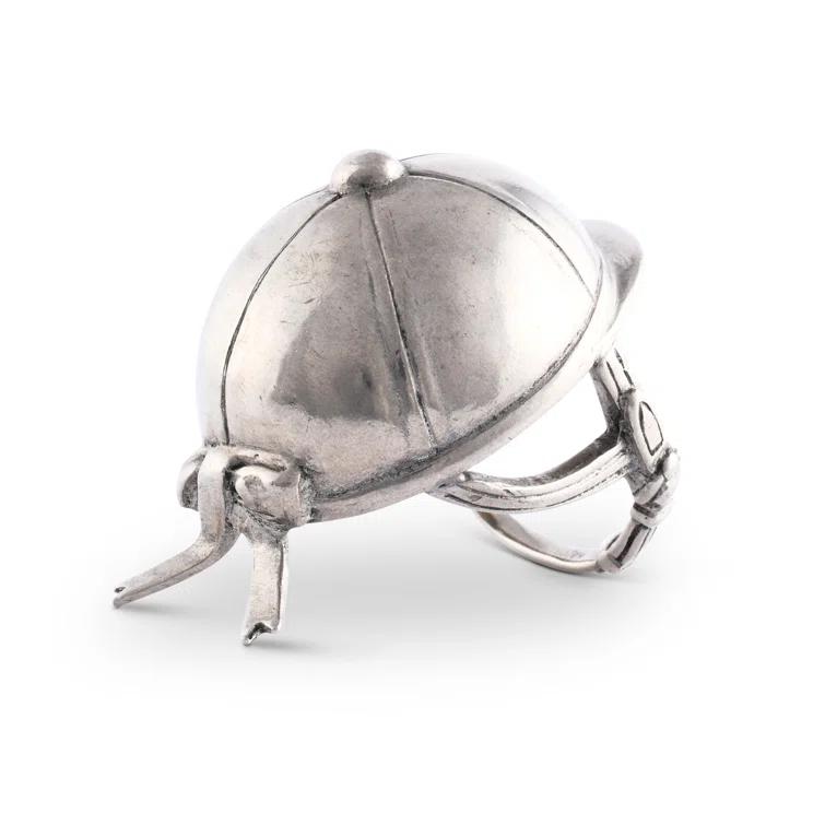 Vagabond House Equestrian Metal Napkin Ring