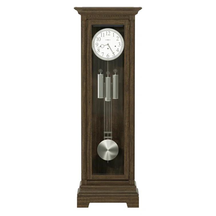 Howard Miller® Scott 80.25'' H Oak Solid Wood Grandfather Clock