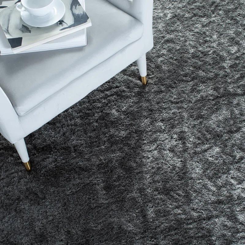 Steelside™ Annike Handmade Tufted Gray Area Rug