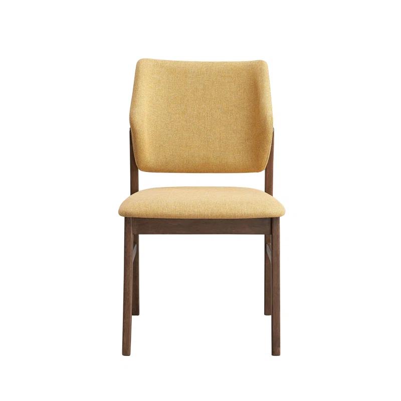 ACME Furniture Sarha Armless Side Chair In Light Gray And Walnut (Set Of 2)