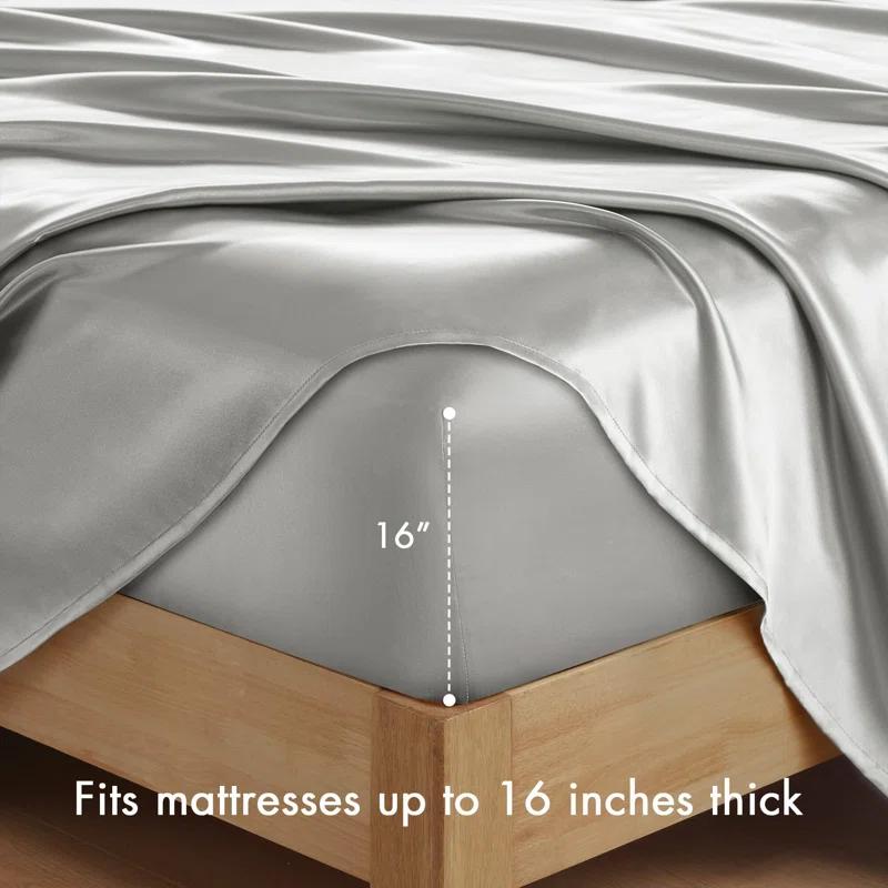 Madison Park Essentials Satin Luxury Sheet Set