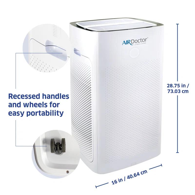 AIRDOCTOR AD5500i Smart Purifier for Extra Large Spaces UltraHEPA Carbon & VOC Filters