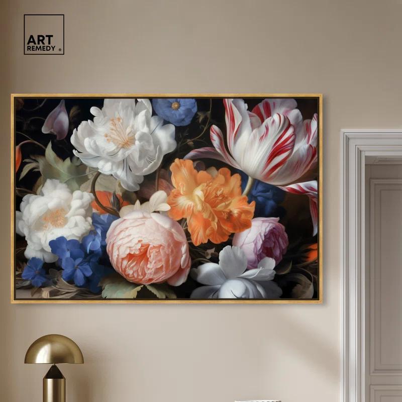 Art Remedy Floral Of Gentle Elegance Elegant Floral Wall Art by Art Remedy