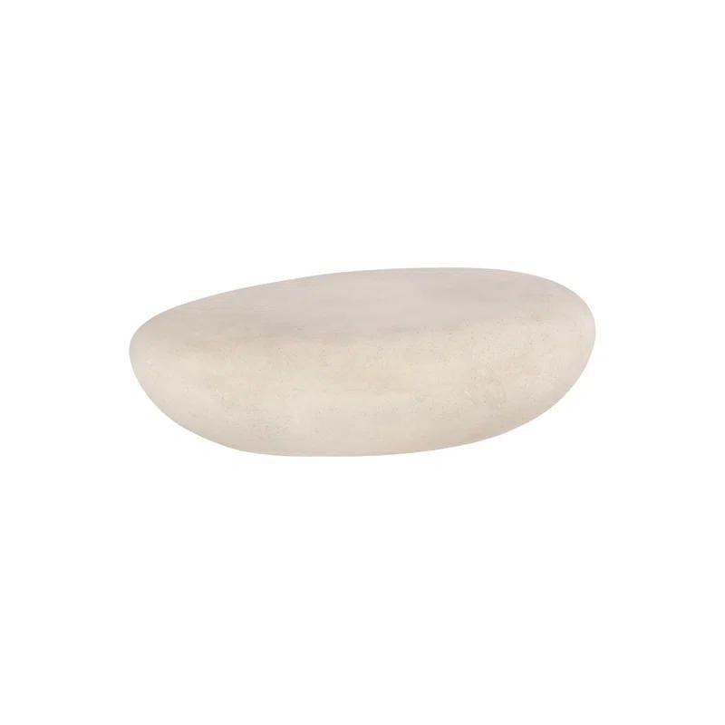 Phillips Collection Roman Stone River Stone Solid Coffee Table