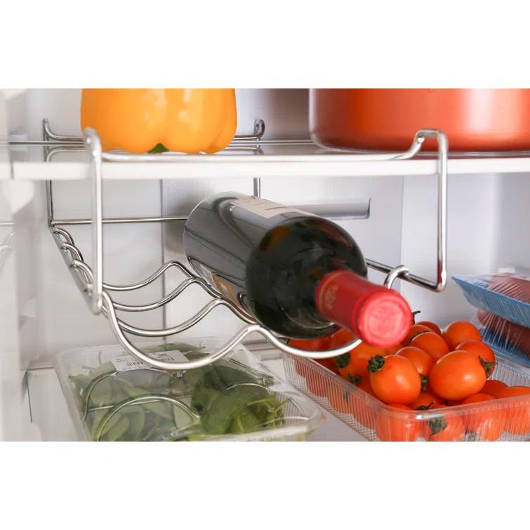 Equator Advanced Appliances Conserv 11cf Bottom Freezer Refrigerator 24in w/ WINE RACK Stainless 110V			 MDRF359WE