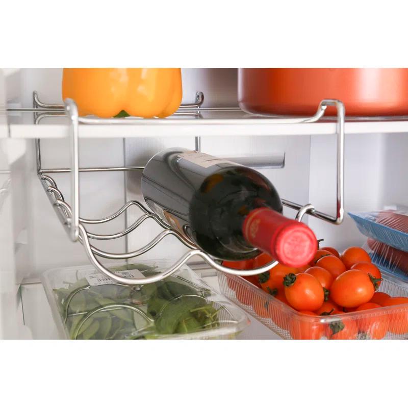 Equator Advanced Appliances Conserv 11cf Bottom Freezer Refrigerator 24in w/ WINE RACK Stainless 110V			 MDRF359WE