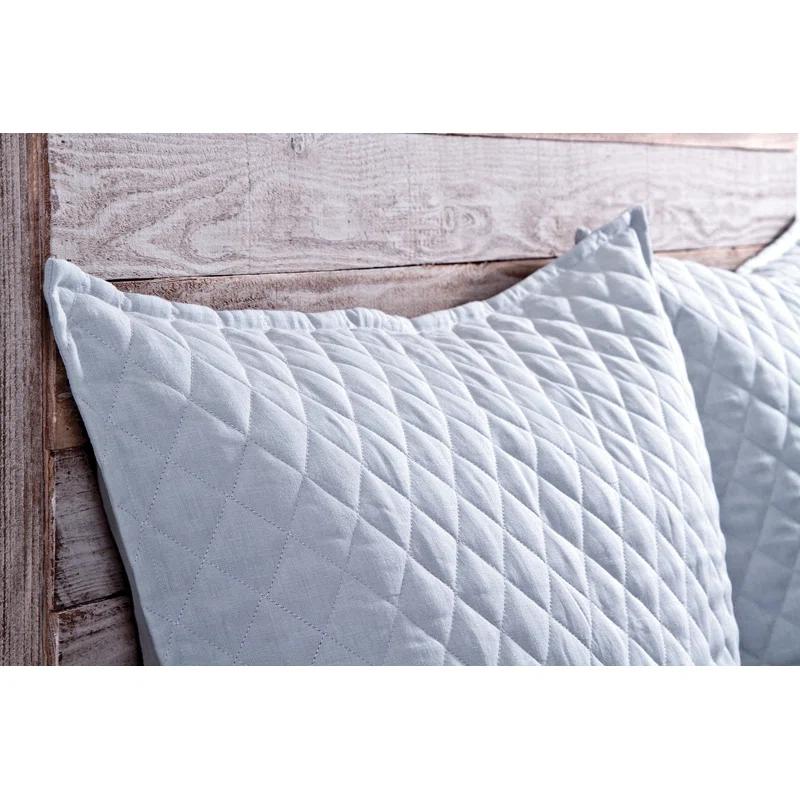 Hampton Quilted Sham by Pom Pom at Home - Cream / Standard