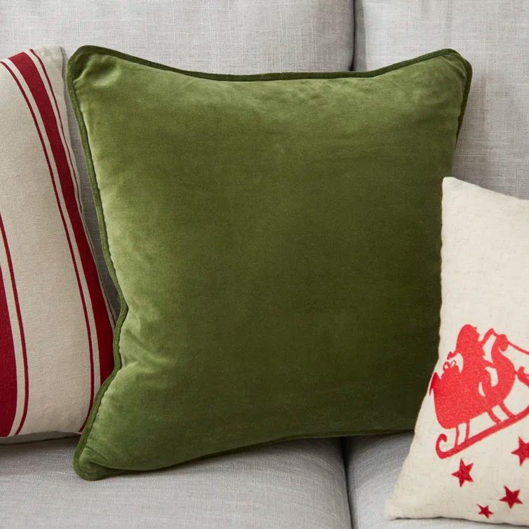 Livabliss Baylie Cotton Velvet Throw Pillow & Reviews | Birch Lane