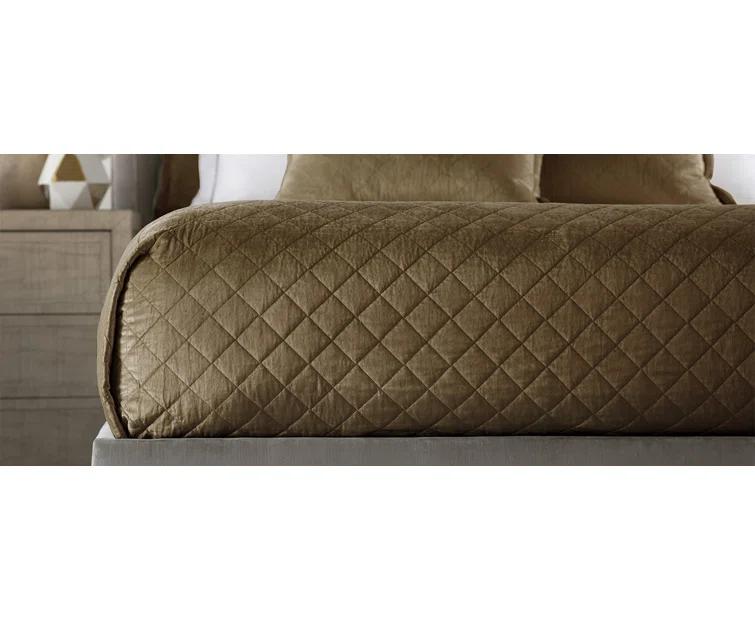 Lili Alessandra Chloe Modern & Contemporary Velvet Coverlet