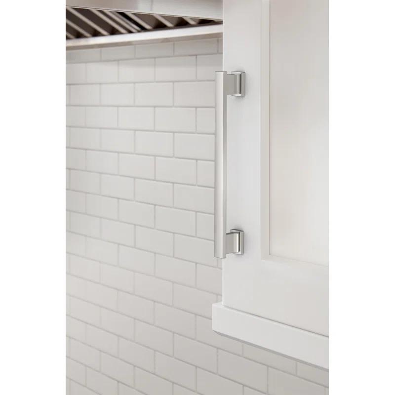 Amerock Triomphe 6-5/16 inch (160mm) Center-to-Center Polished Chrome Cabinet Pull - 10 Pack (Set of 10)