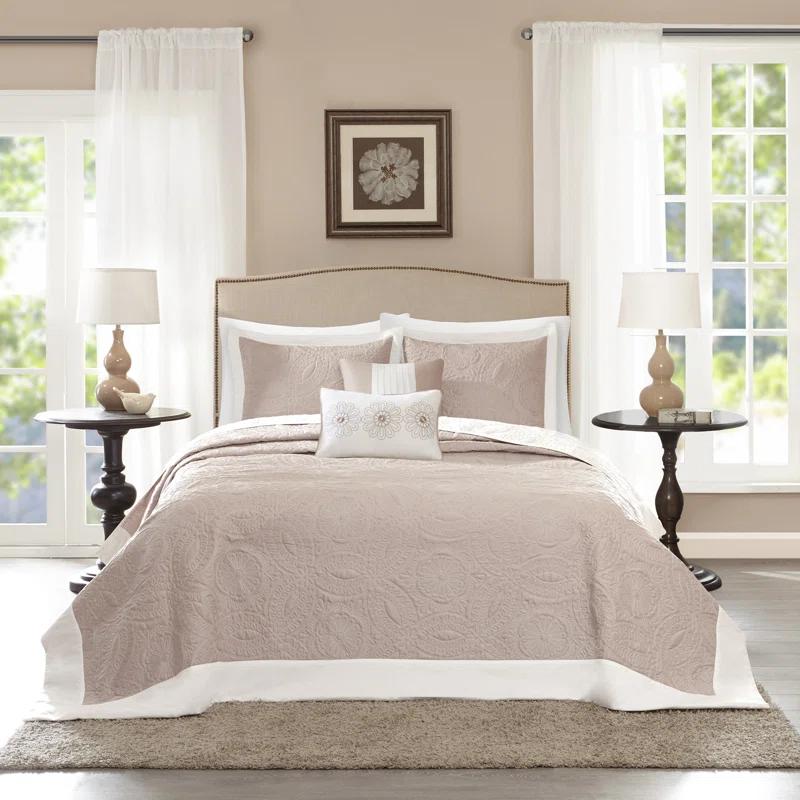 Madison Park 5 Piece Reversible Bedspread Set