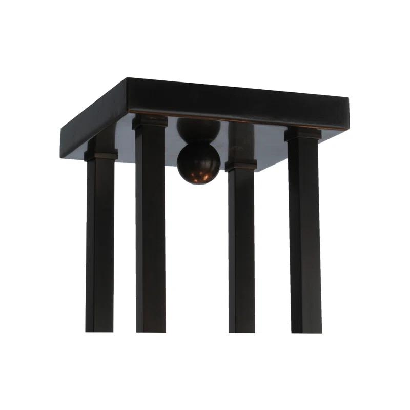 Glass Semi Flush Mount