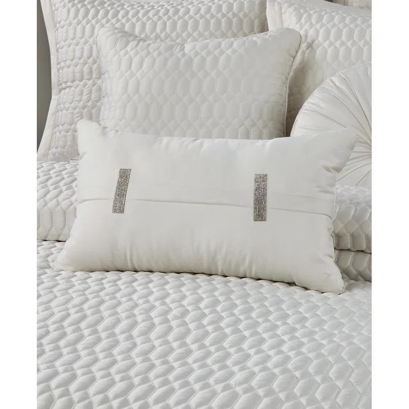 Blanchard Brilliance Quilted Boudoir Decorative Throw Pillow