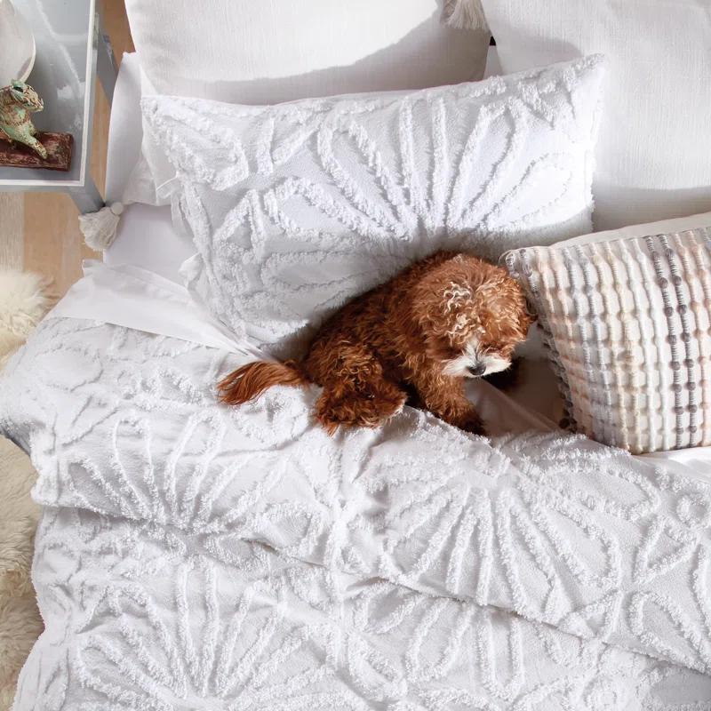 Peri Home Peri Home Chenille Medallion 3 Piece Comforter Set