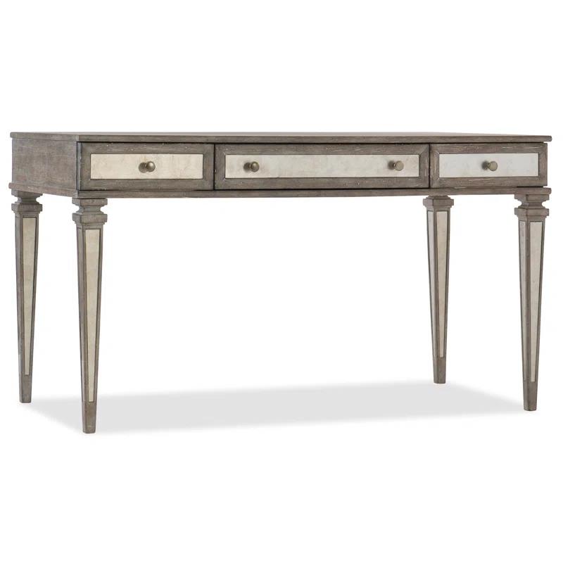 Hooker Furniture Rustic Glam Solid Wood Top Writing Desk