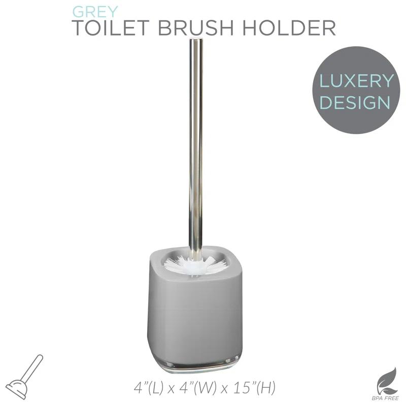 Bath Bliss Bath Bliss Plastic Toilet Brush And Holder