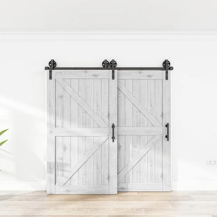HomLux Standard Double Barn Door Hardware Kit