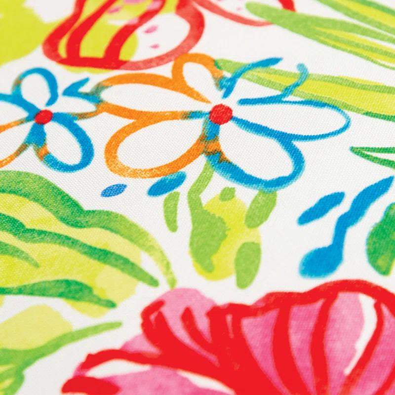 Floral Reversible Throw Pillow