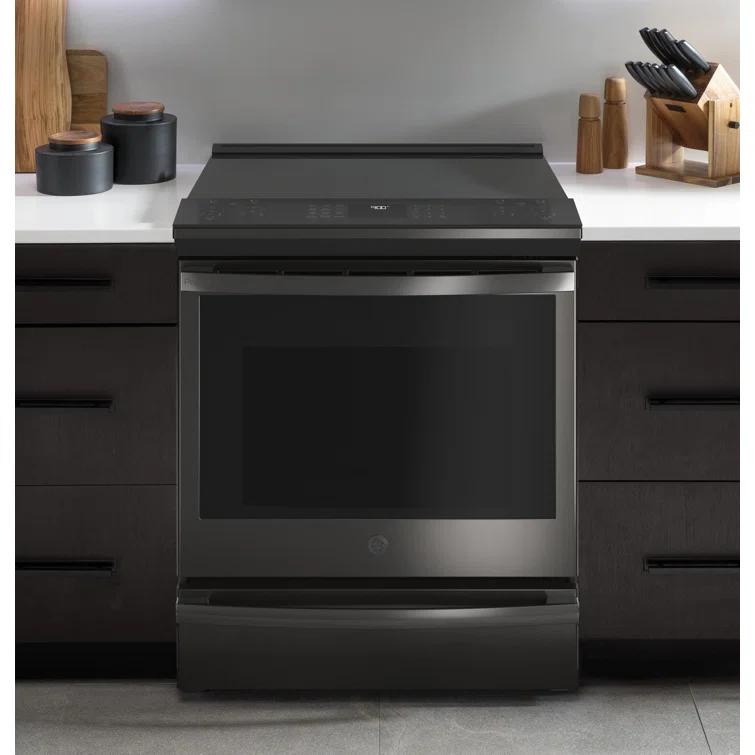 GE Profile™ GE Profile Smart Appliances 30" 5.3 cu.ft. Slide-in Electric Range PSS93BPTS