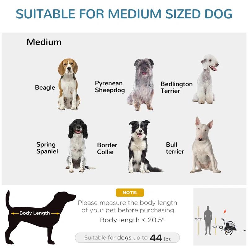 Aosom Foldable Pet Jogger Stroller