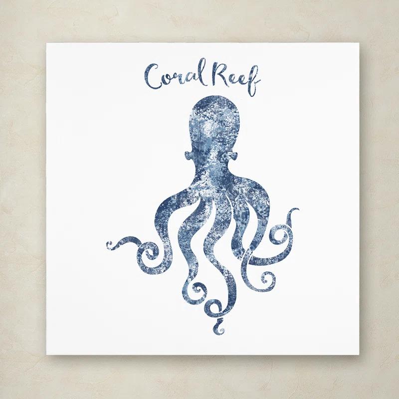 Trademark Fine Art Tina Lavoie " Octopus Coral Reef " by Tina Lavoie