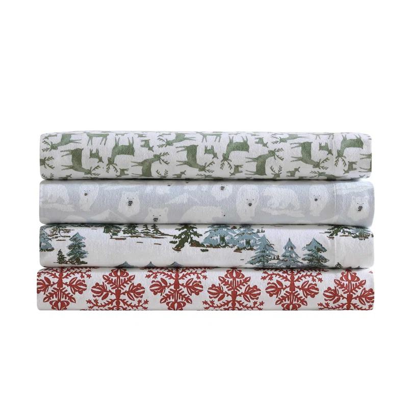 Eddie Bauer Arcadia Cozy Cotton Flannel Sheet Sets