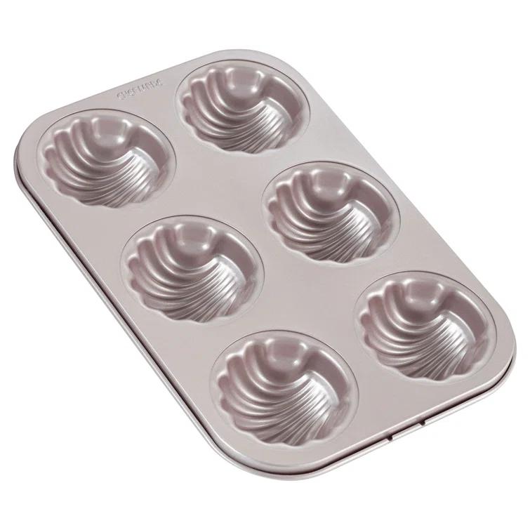 CHEFMADE CHEFMADE 6 Cavity Madeleine Mold Cake Pan