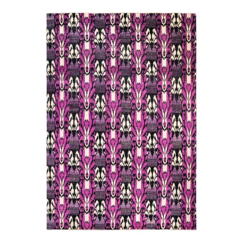 Isabelline One-of-a-Kind 10' 0" X 14' 3" 2010s Wool Area Rug in Purple