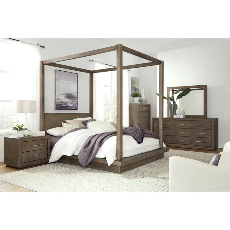 Brooks Solid Wood Canopy Bed