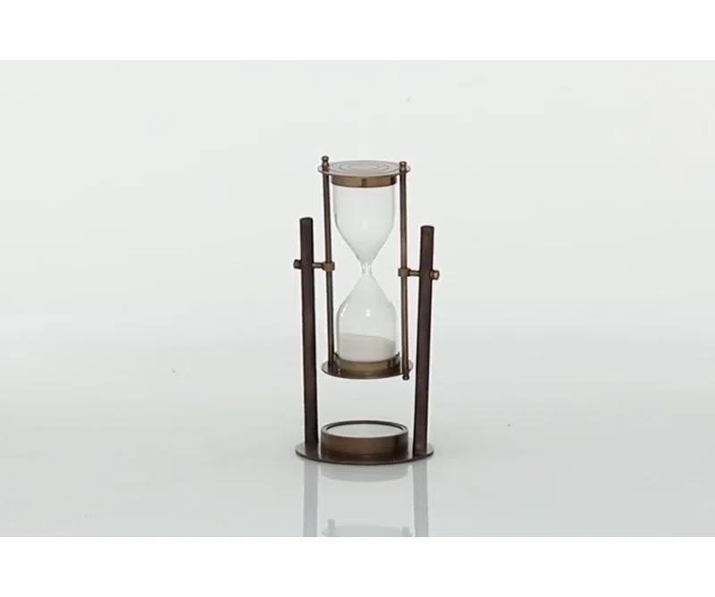 Tess Small Antique Rotating Sand Timer