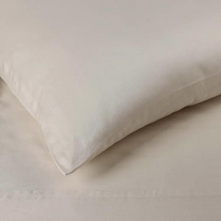 Superior Superior 300 Thread Count Egyptian Cotton Blend Solid Pillowcases Set (Set of 2)