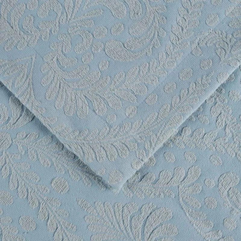 Superior Aspen Floral Scalloped Edge Cotton Blend Coverlet / Bedspread Set