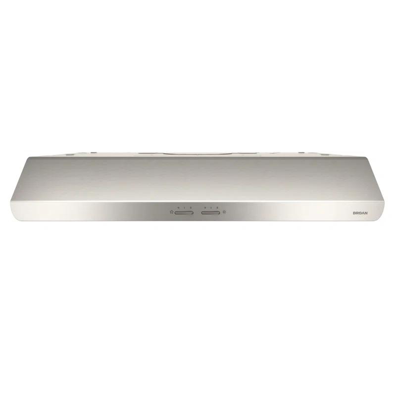 Broan NuTone Broan NuTone 30" Steel 250 CFM Convertible Under Cabinet Range Hood with Mesh Filter BKSH130SS