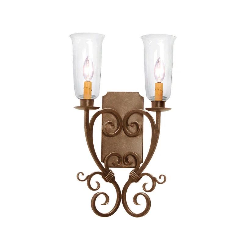 Thierry Iron Candle Wall Light