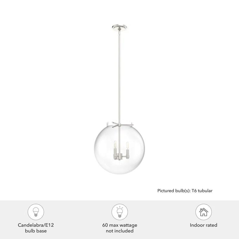 Hunter Fan Sacha 3 - Light Single Globe Pendant