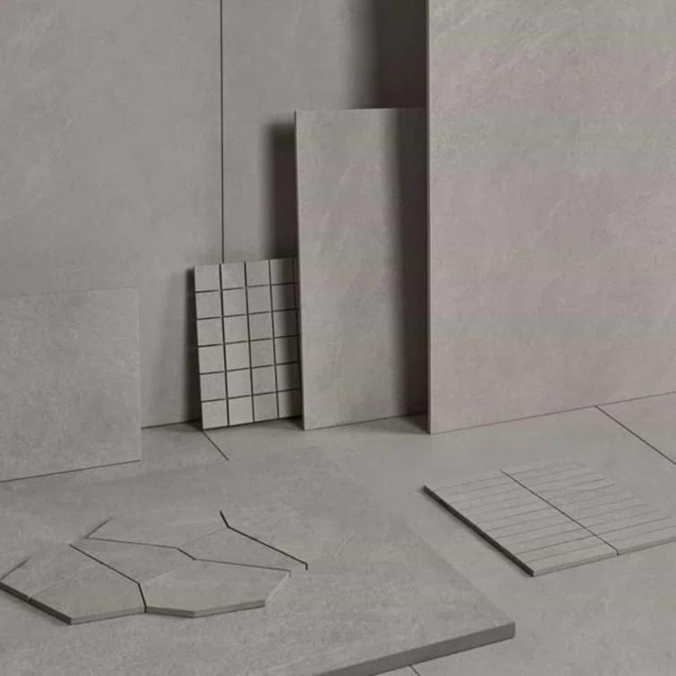 Bond Tile Monolith 11.81 In. X 11.81 In. Stacked Matte Porcelain Mosaic Floor And Wall Tile (5.76 Sq. Ft. / Case)