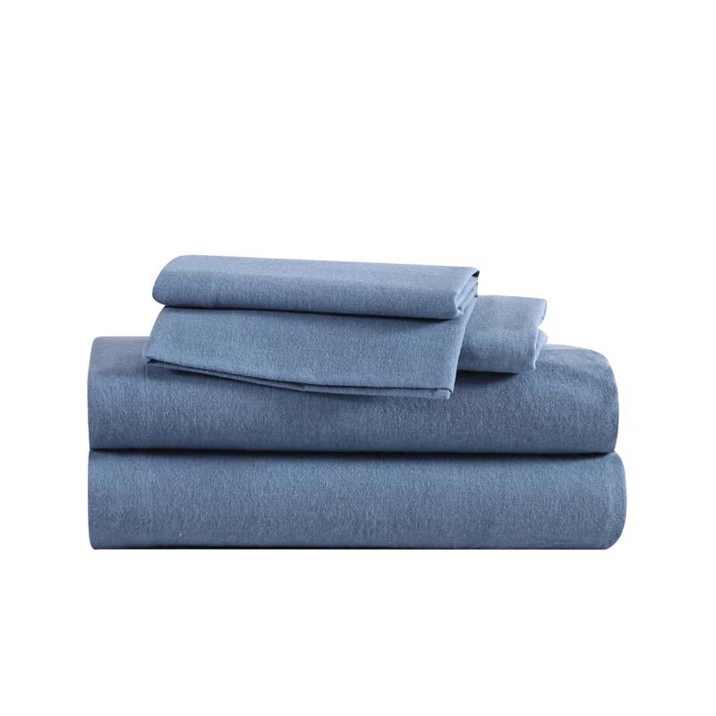 Eddie Bauer Eddie Bauer Solid Cotton Flannel Sheet Sets