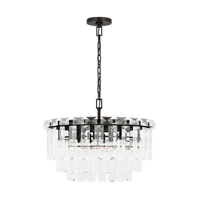 Arden 4 - Light Unique Tiered Chandelier by Chapman & Myers