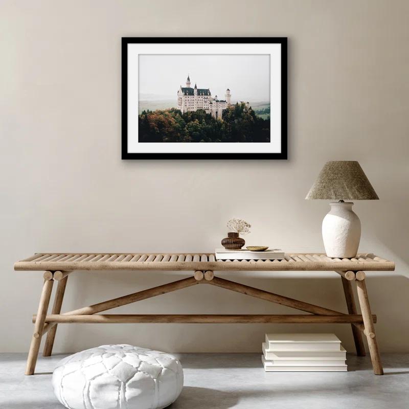 Americanflat Poster Frame - Wooden Picture Frame with Mat and Plexiglass Cover