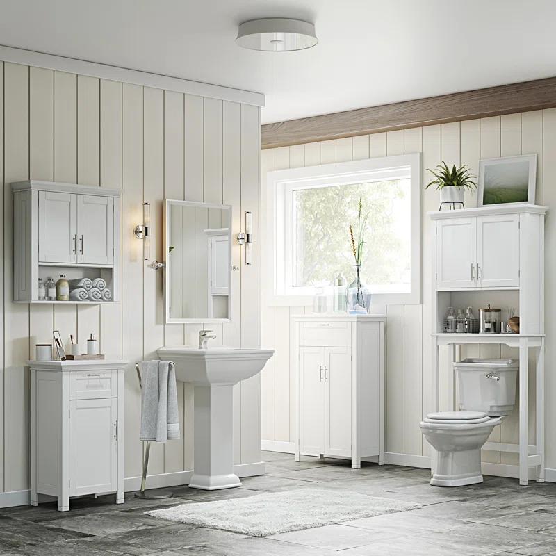 RiverRidge Home RiverRidge Somerset Over the Toilet Bathroom Spacesaver Wall Medicine Storage Cabinet with Adjustable Shelf
