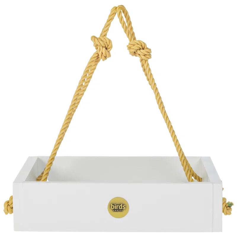 Birds Choice Birds Choice Modern Farmhouse Small Hanging Platform Bird Feeder